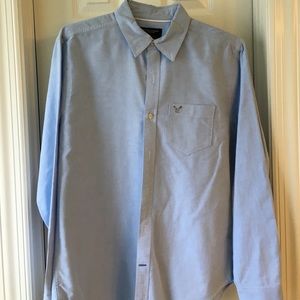 Dress button down Oxford cloth shirt - blue
