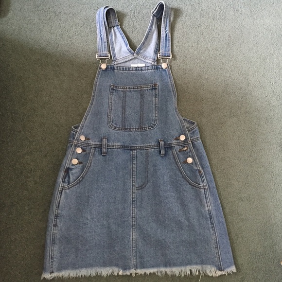 Brandy Melville Jean Skirt overalls