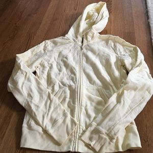 Juicy couture soft yellow cotton track jacket