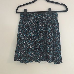 Small Forever 21 mini skirt with flowers