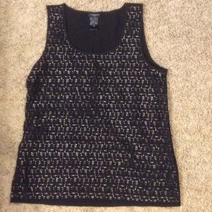 Ann Taylor Black tank top