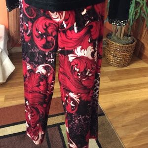 Palazzo velvet pants