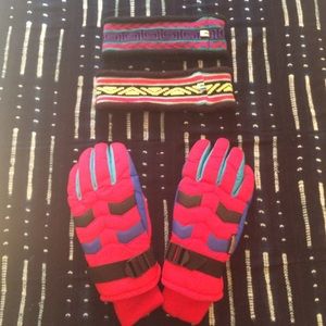 Neon Ski Accessories Bundle