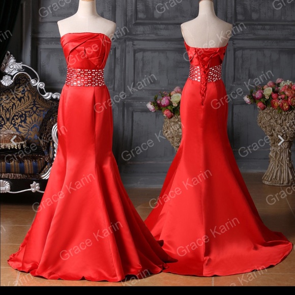 Long Mermaid Formal Gown
