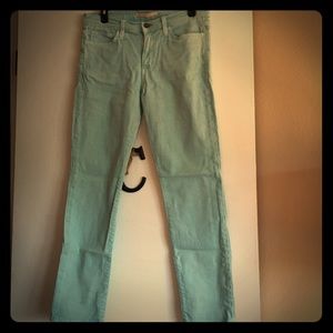 Size 30 turquoise Joe jeans