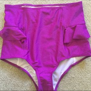Kortni Jeane High waisted swim bottoms