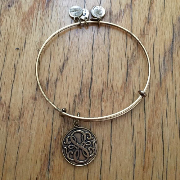 Alex and Ani gold path of life bracelet
