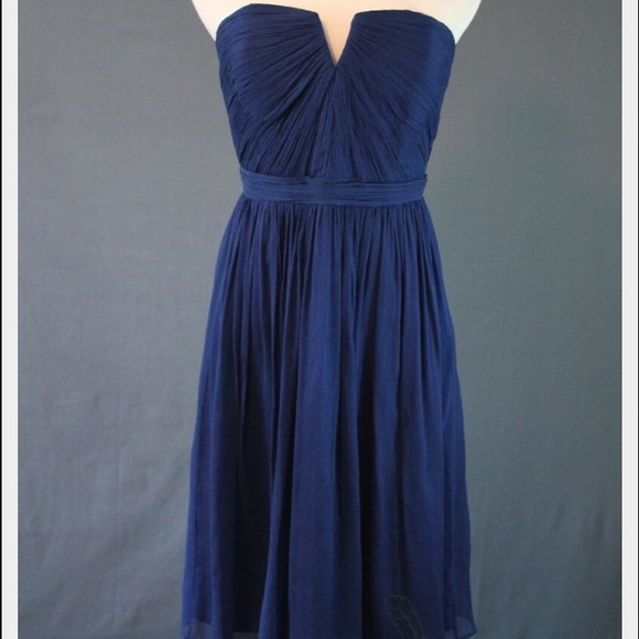 j crew chiffon bridesmaid dress