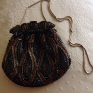 Holiday Beaded Evening Bag
