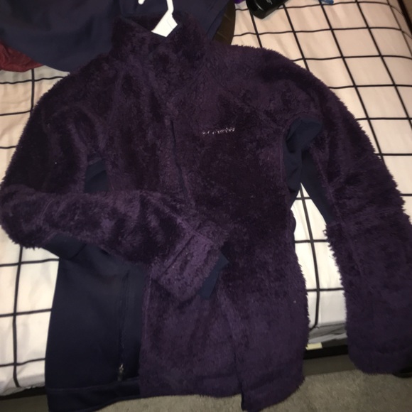 Columbia fleece lined jacket