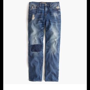 J. Crew POINT SUR STRAIGHT SELVEDGE JEAN