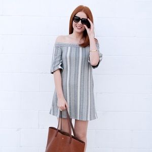 Zara Off the Shoulder Dress Small