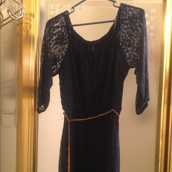 Fall inspired lace dress