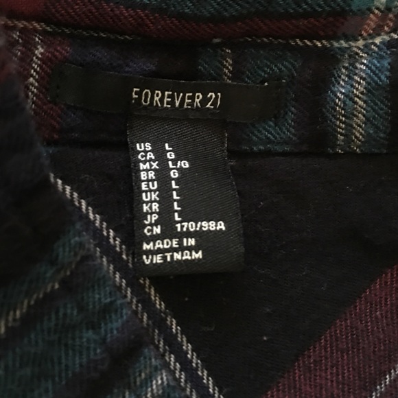 Forever 21 flannel - Picture 2 of 2