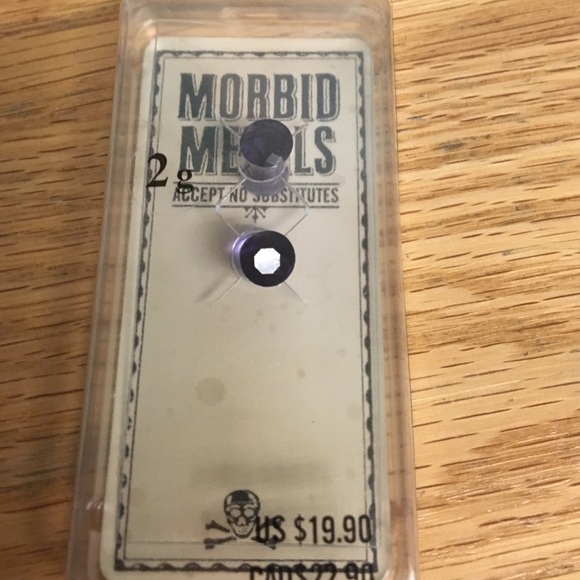 Morbid Metals 2G earrings NWT