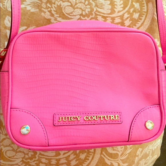 Juicy Couture hot pink crossbody bag