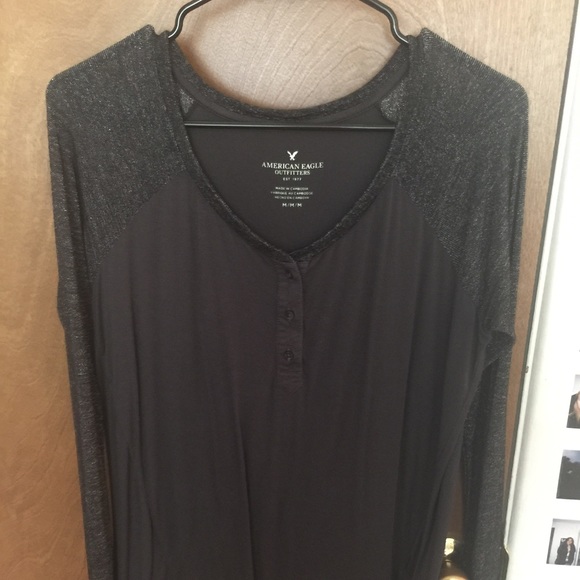 sparkly sleeve t shirt