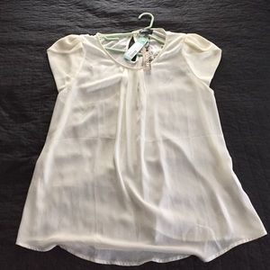 Cream blouse by Papermoon