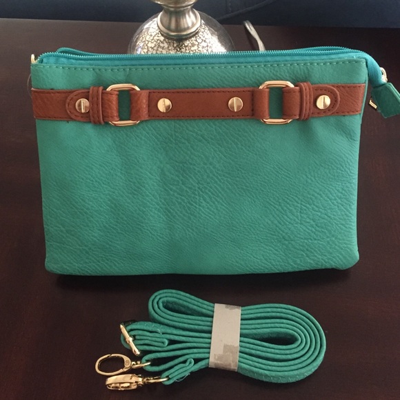 Teal purse