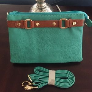 Teal purse