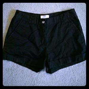 Black high waisted shorts