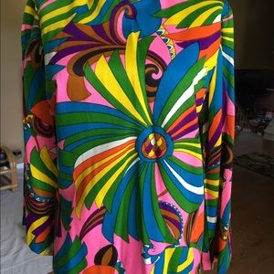 Psychedelic vintage blouse