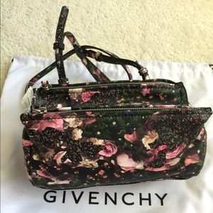 Givenchy Pandora mini crossbody bag flower