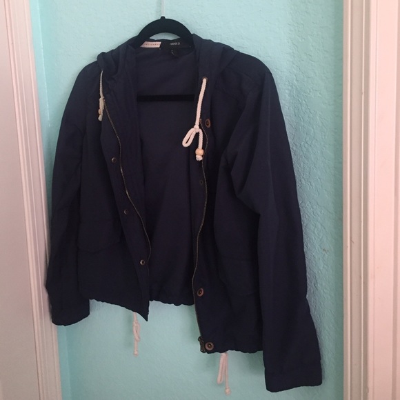 Navy blue utility jacket