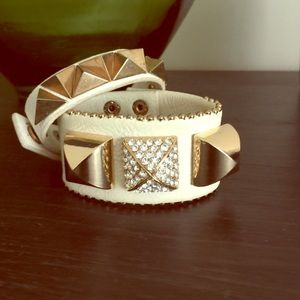 Gold and off white bracelet!