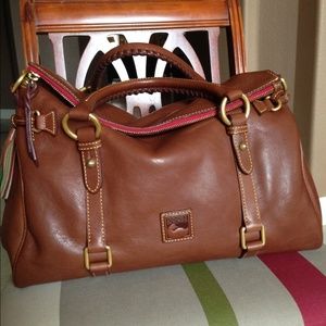 Dooney and Bourke chestnut leather purse