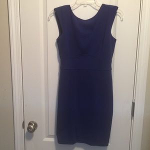 Blue form fitting dress