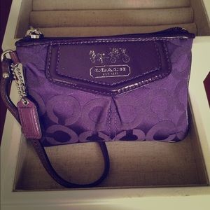 Coach wristlet