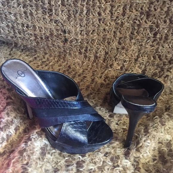 Black high heels