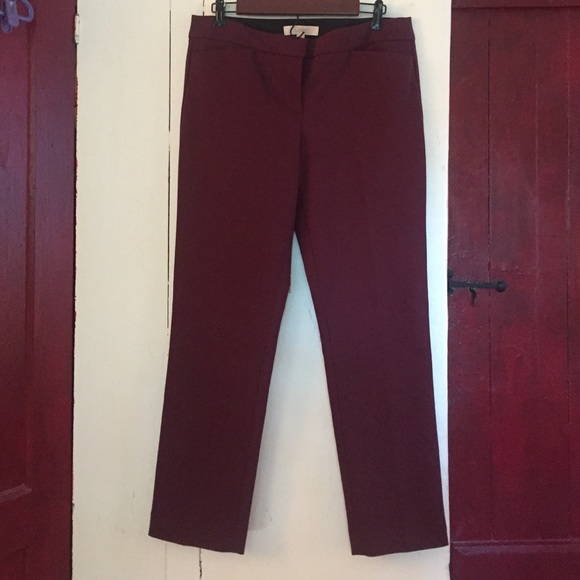 Loft Marisa plum color pants size 8