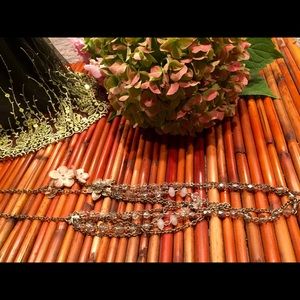 Express silver chain necklace