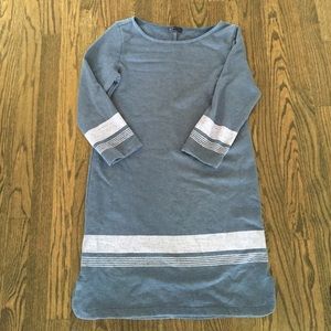 Gap long sleeve cotton dress