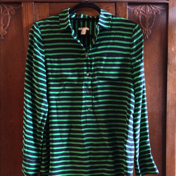 J. Crew Silk Polly Popover