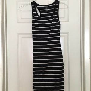 Striped bodycon dress