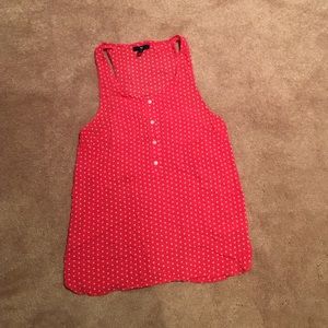 Gap hot pink flower tank