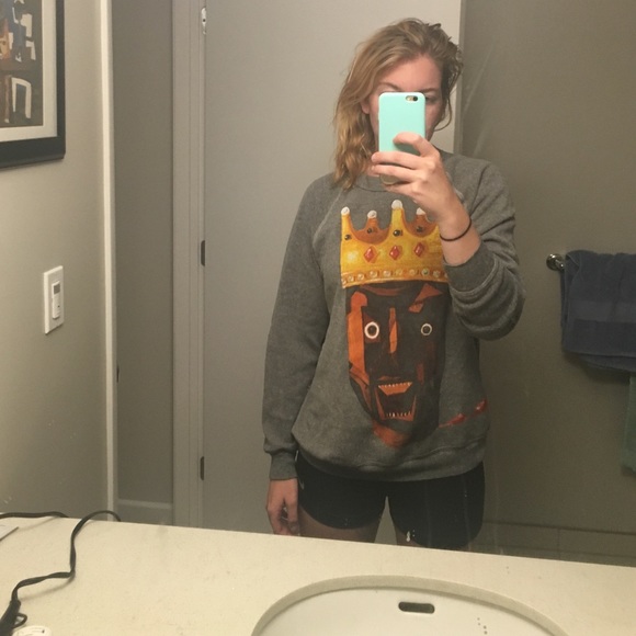 KANYE WEST gray sweatshirt