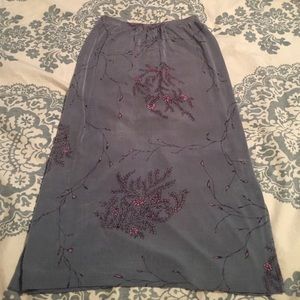 BCBG skirt size XS Light Blue and pink