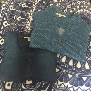 Lauren Conrad denim shirts bundle
