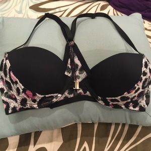 Cheetah print push up bra