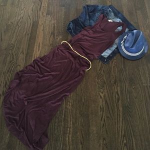 Gap sleeveless maxi dress