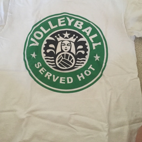 Starbucks volleyball shirt