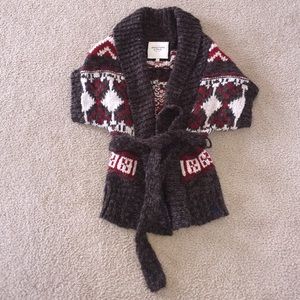 Heavy A&F patterned sweater