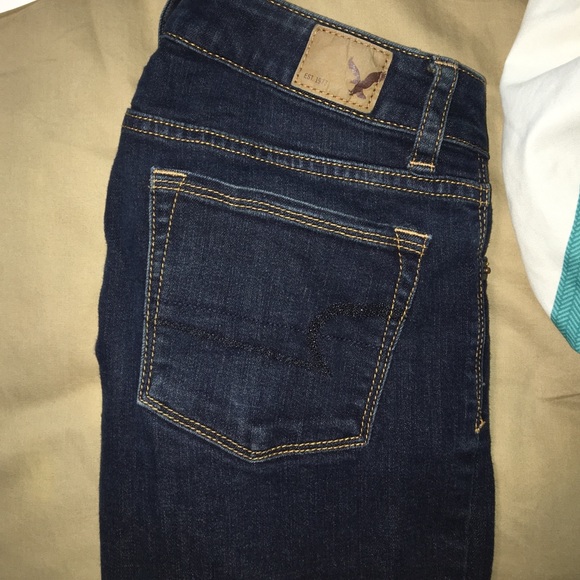 American eagle skinny kick jeans 0 x long