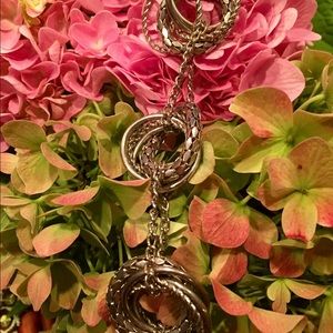 Silver hoop bracelet