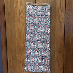 Aztec print Maxi skirt