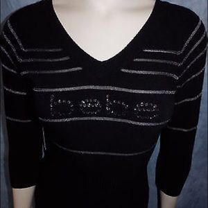 Bebe sweater top size large